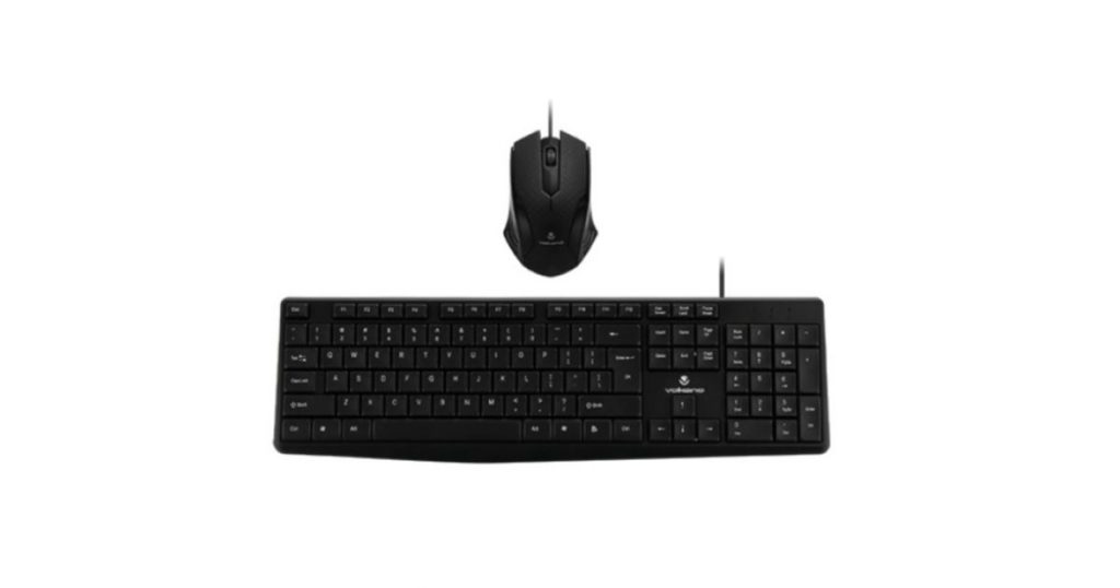 Volkano Krypton Wired Keyboard & Mouse Black VK-20122-BK*100259*