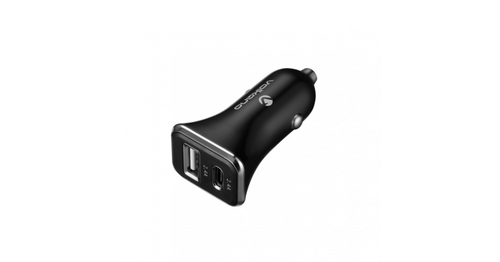 Volkano On The Go USB & Type-C Car Charger (VK-PDQ006-BK)*104493*