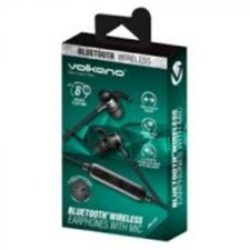 Volkano Titanium Earphones Aux With Mic Black (VK-1003-BK)