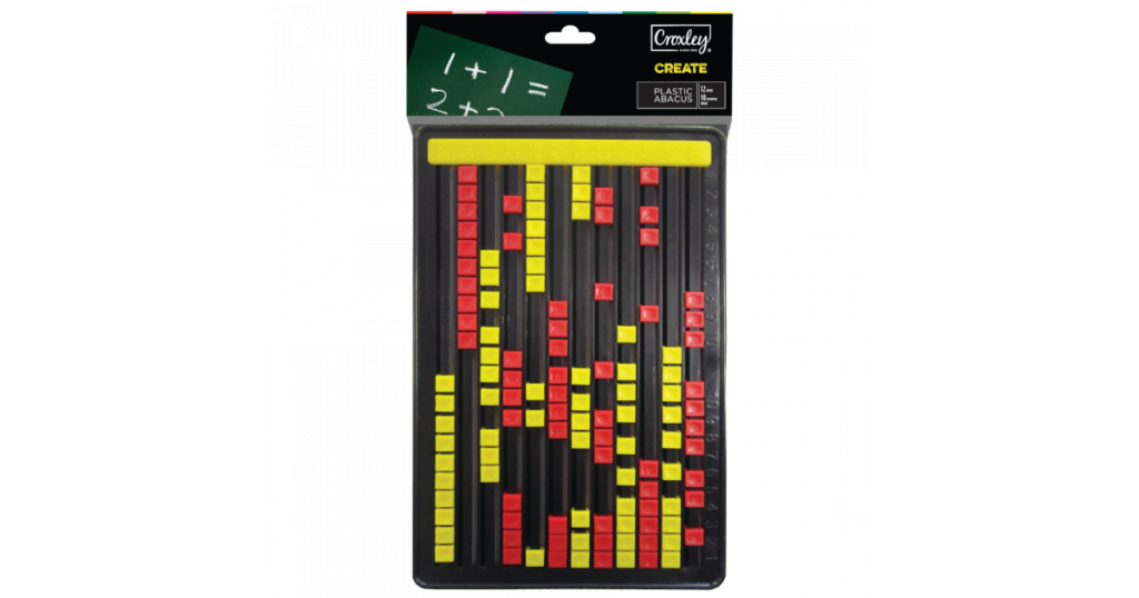 Croxley ABACUS Plastic Frame 120 Beads 2 Colours (ABA0029)