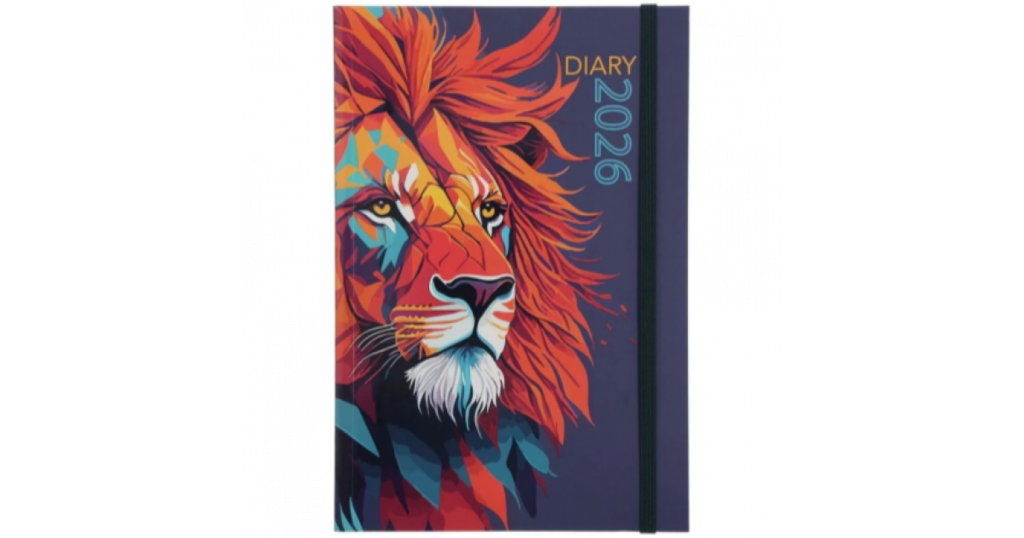 Diary 2026 A5 Lion