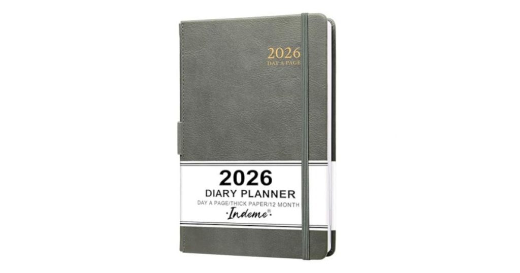 Diary 2026 A5 Page-A-Day Believe (SAD20) Hard Cover