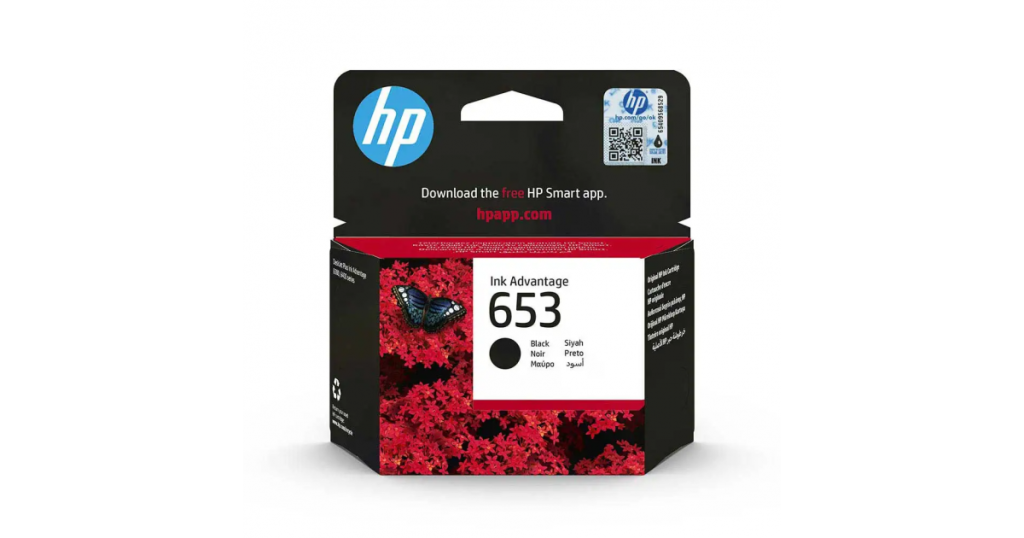 HP 653 Black Ink Advantage Cartridge H3YM75AE