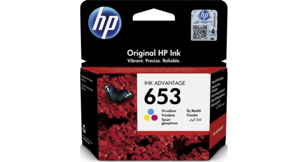 HP 653 Tri-Colour Ink Advantage Cartridge H3YM74AE