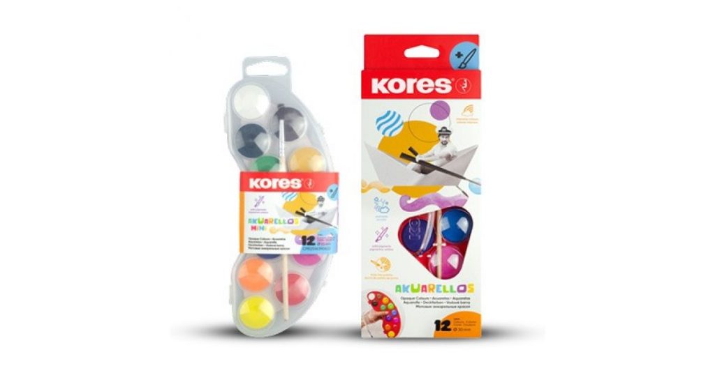 Kores Akuarellos WATERCOLOUR PAINT Palette12 (30102)*104678*
