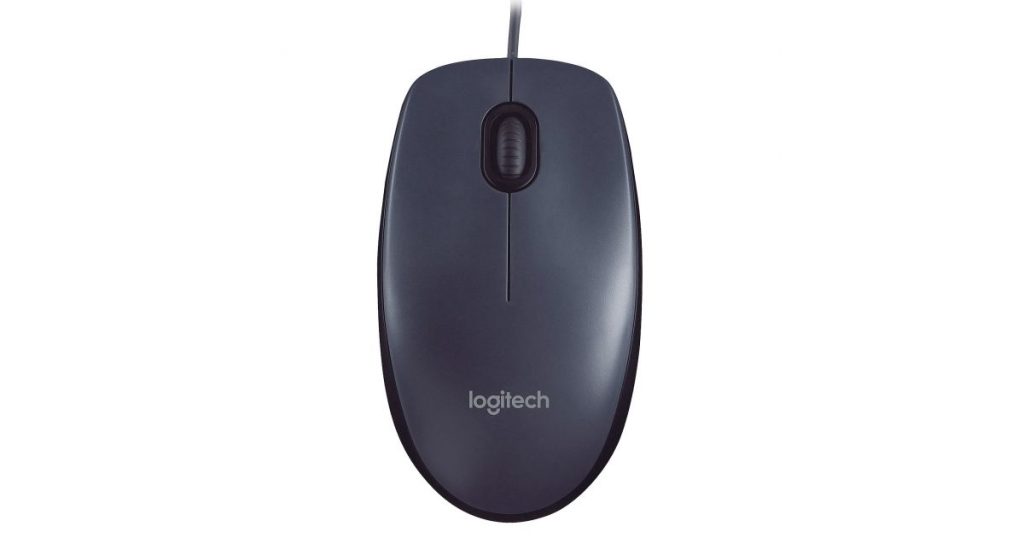 Logitech Wired Mouse M90 Black USB (910-007119)
