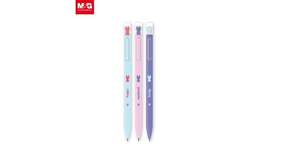 M&G Pen Adorable Pet BP Retract Blue Ink 0.7 Asst (9871)