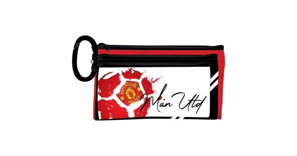 Manchester United PENCIL BAG 3 Compartment (MU007)