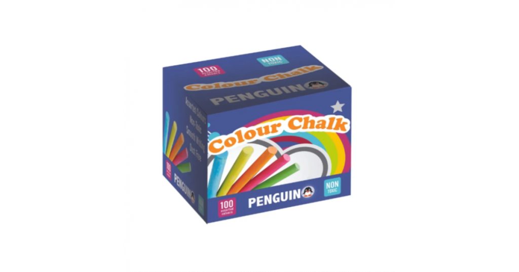 Penguin CHALK Asst Box100 (CHA3129)