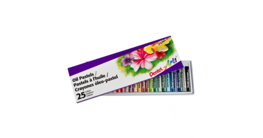 Pentel OIL PASTELS Acid-Free Box25 (PHN-25)