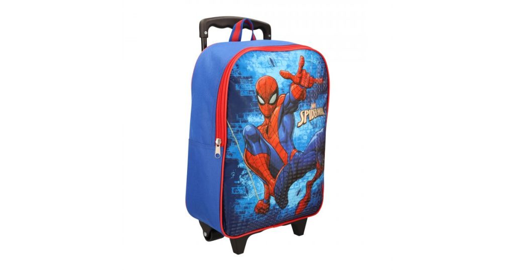 School Mate BACKPACK Large Trolley Boys Spider (S-577LT_SPD)