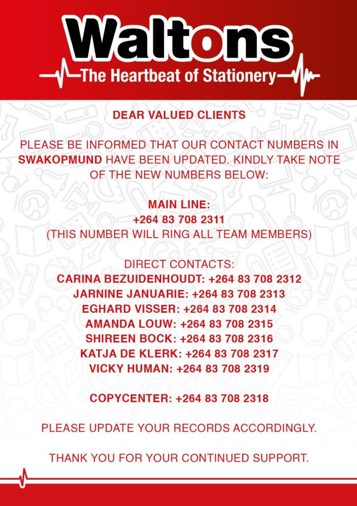 SWK Number Change