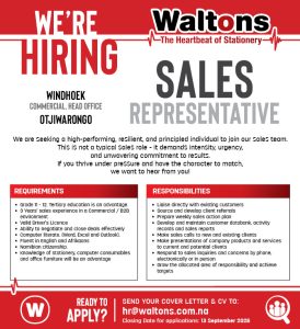 VACANCY_Sales Rep