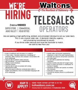 VACANCY_Tele Sales