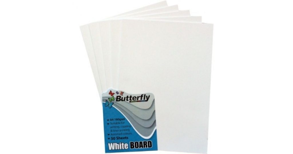BTS BOARD A4 PASTEL PKT50 WHITE BRD001 10*304875*