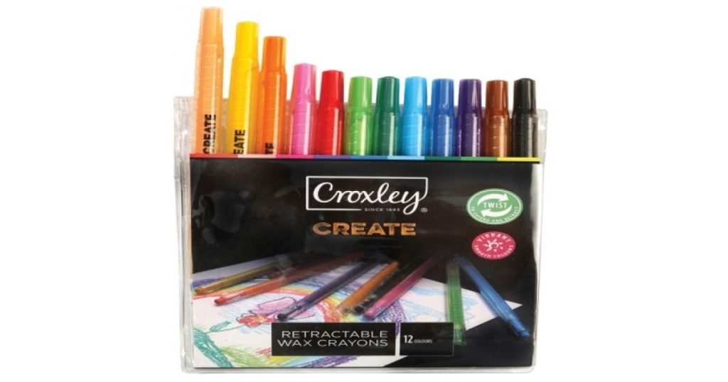 Croxley Create CRAYONS Retractable Wax Set12*555230*