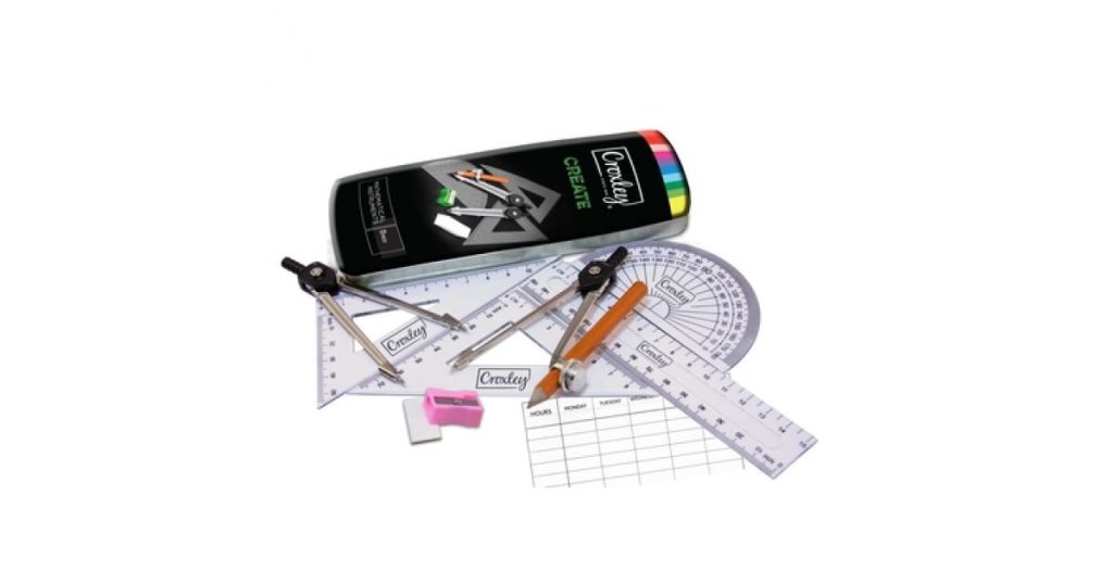 CROXLEY MATH SET 11 PIECE MAT3500 144*207364*