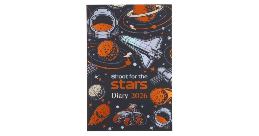 Diary 2026 Boys Shoot For The Stars (9781776477852)