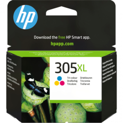 HP 305XL High Yield Tri-Colour Ink Cartridge