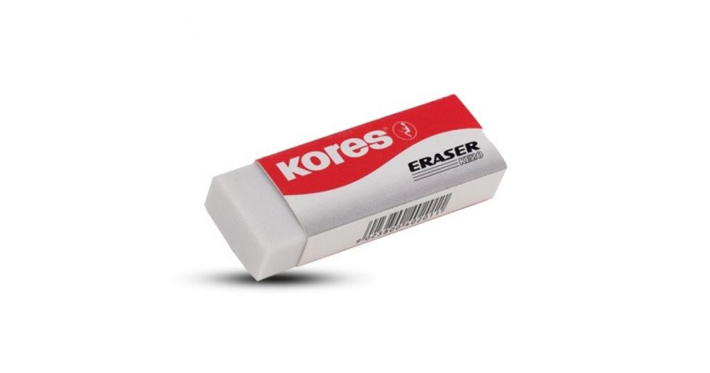 Kores ERASER Large Sleeved White (40201)*104631*