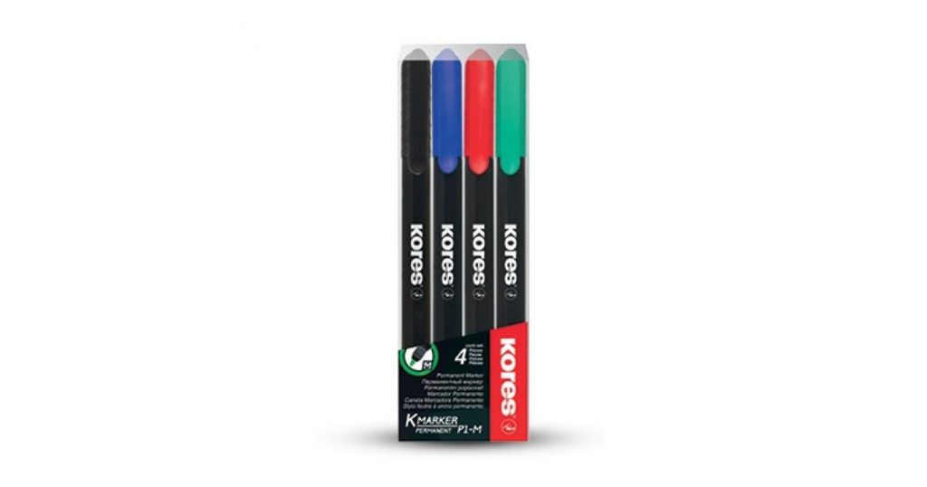 Kores MARKER P1 Permanent Fine Tip Set4 (22140)*104669*