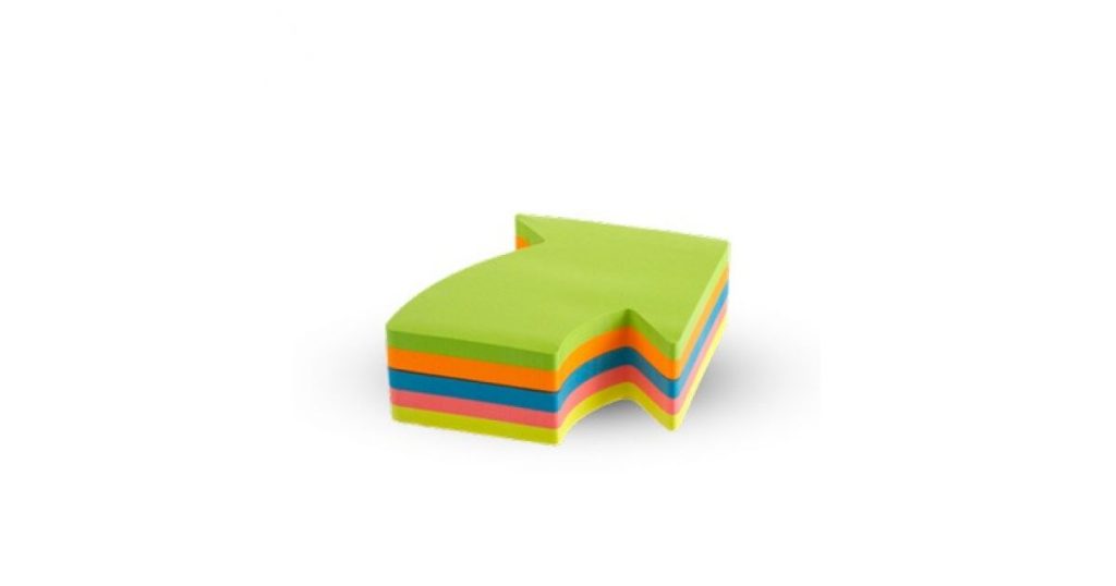 Kores NOTES Arrow Shaped Sheets 250 (48704)*104693*