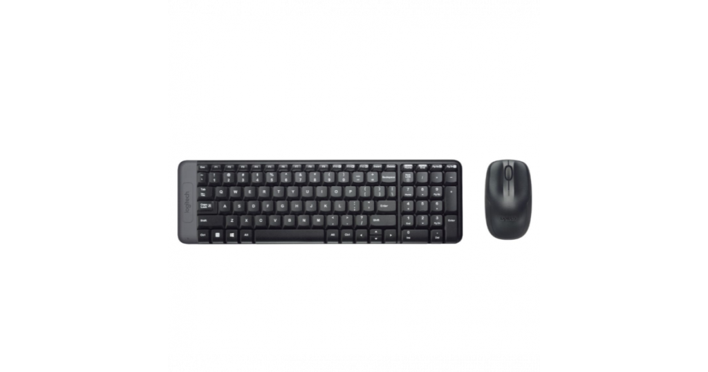 Logitech MK220 Compact Wireless Keyboard Mouse Desktop Set