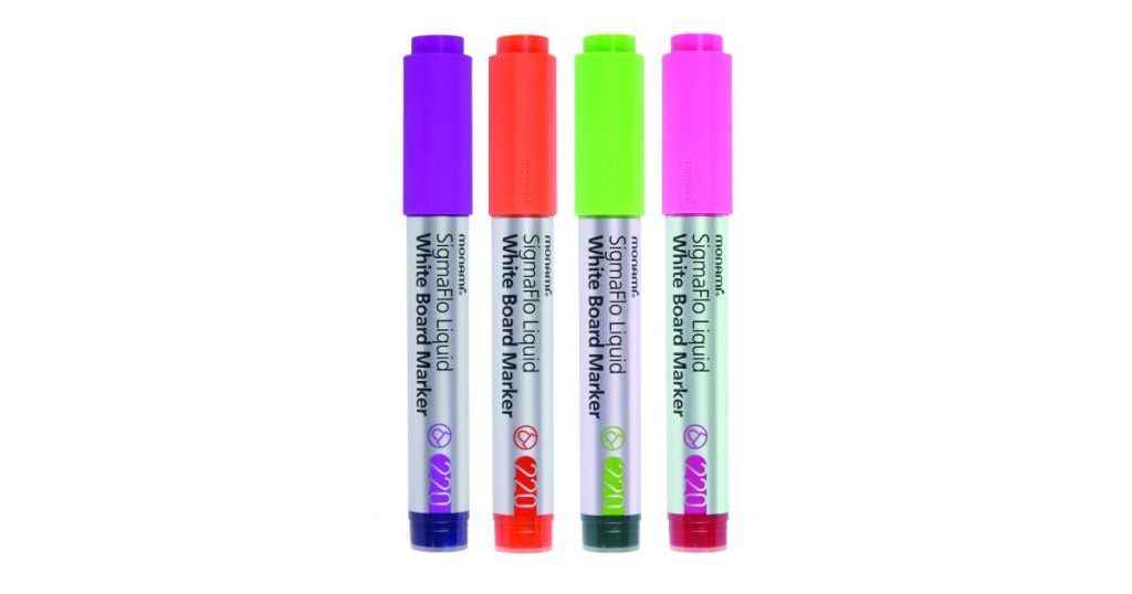 Mon Ami Sigmaflo MARKERS Bullet Whiteboard Set4 220-B*206515*