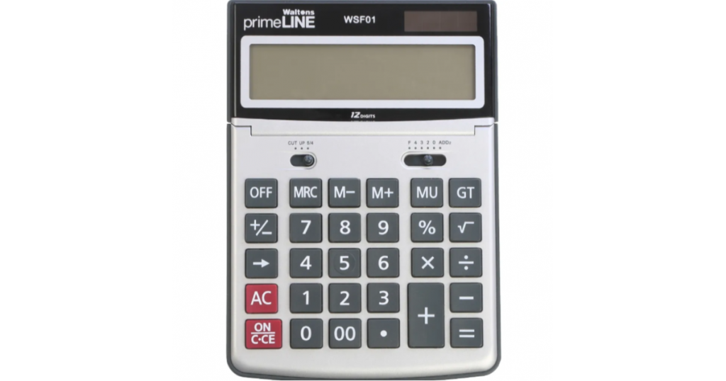 Primeline CALCULATOR 12 Digit Large 190x130mm (WSF01)