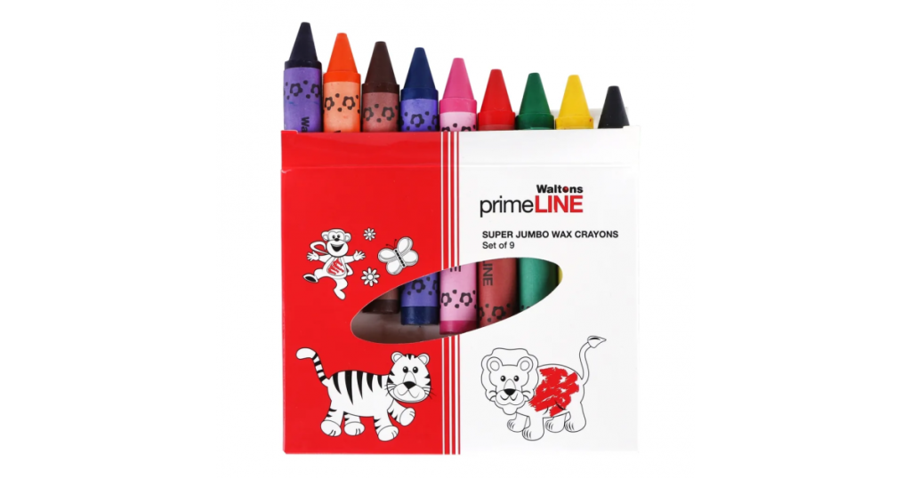 Primeline CRAYONS Jumbo Wax Set9 (302129)