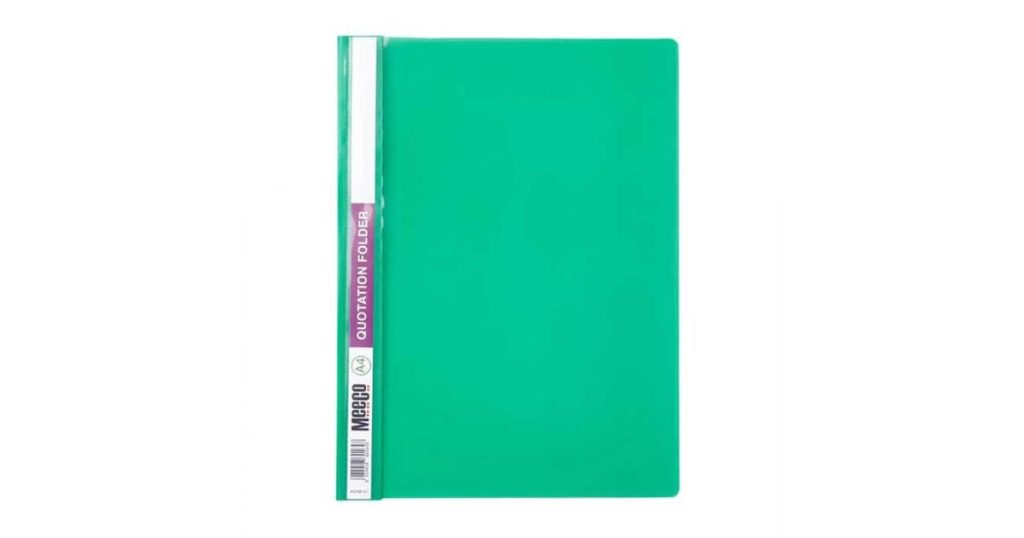 Primeline QUOTATION FOLDER PP Pastel Green (W432)