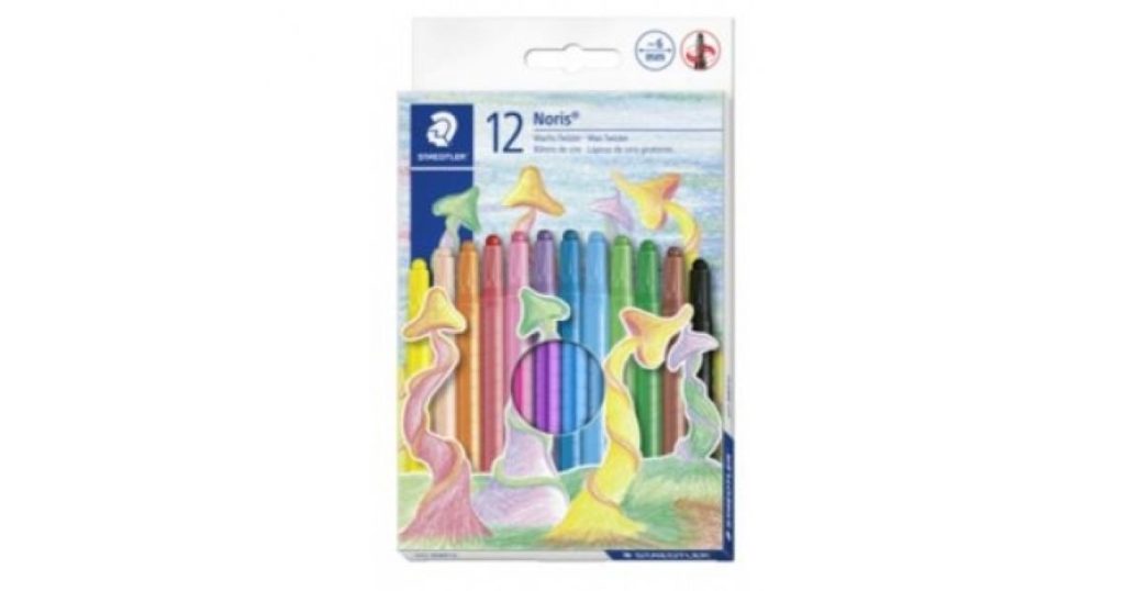 Staedtler CRAYONS Retractable Wax Set12 (221NWP12)*205202*