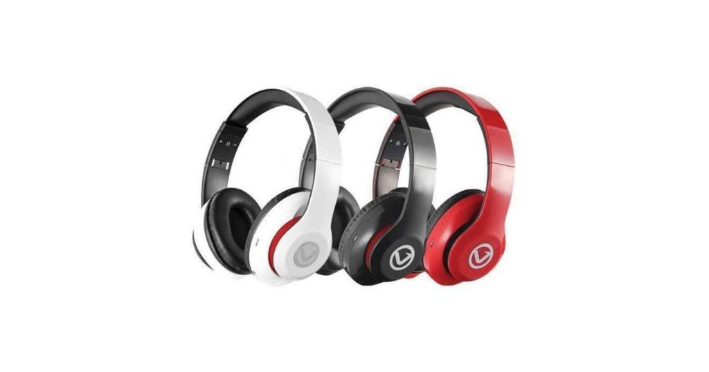 Volkano Impulse Headphones Bluetooth White/Black/Red/Silver
