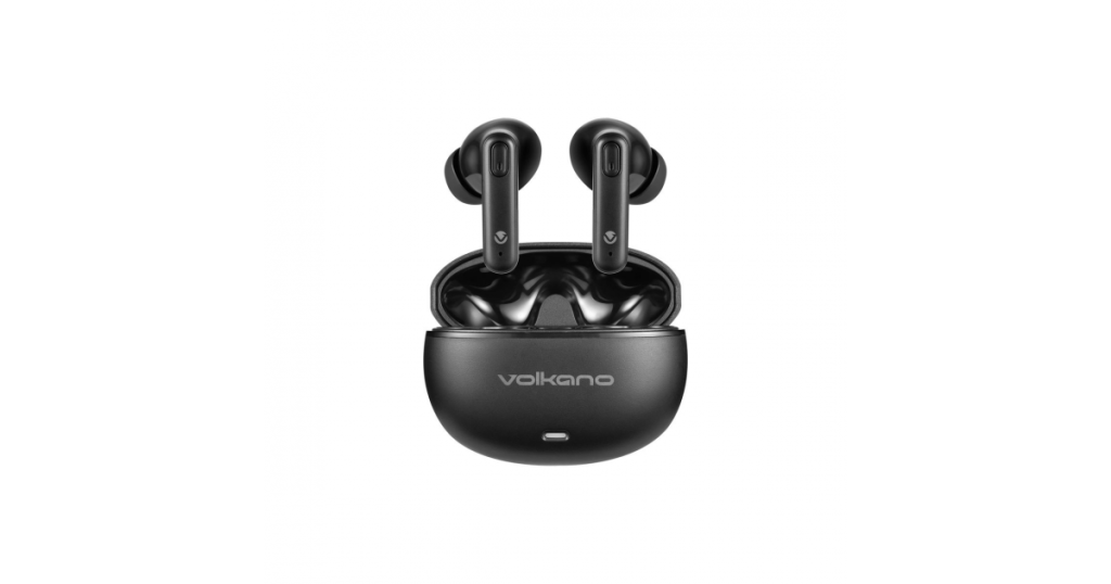 VOLKANO PULSE SERIES TWS BUDS + CHARGING CASE Black