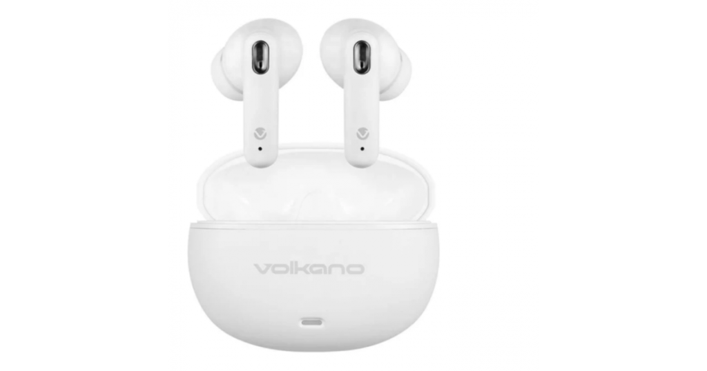 VOLKANO PULSE SERIES TWS BUDS + CHARGING CASE White